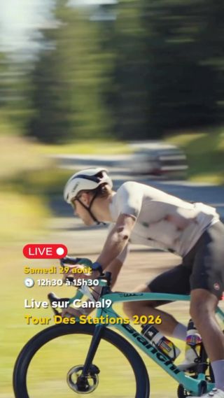 🚵‍♀️ Vivez en direct sur Canal9 le Tour Des Stations 2026 

À suivre ce samedi 29 août 2026 de 12h30 à 15h30 sur votre télévision valaisanne.